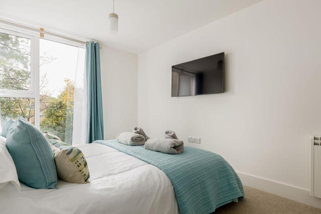 Stylish Town Centre Apartment, W Parking, Nr Beach Bournemouth Exterior foto